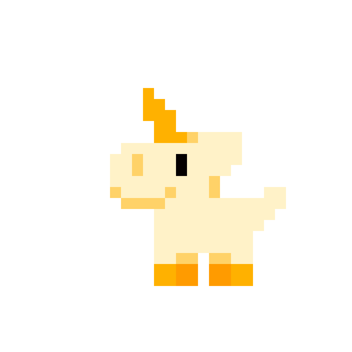 Yellow Unicorn By GACdiggingart yellow-unicorn-by-gacdiggingart